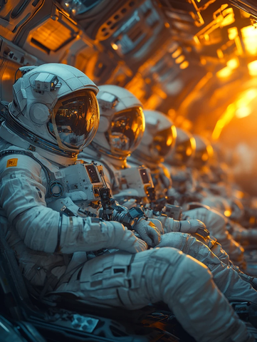 宇航员太空讨论