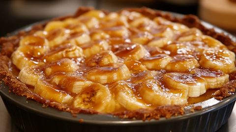 焦糖黄桃派