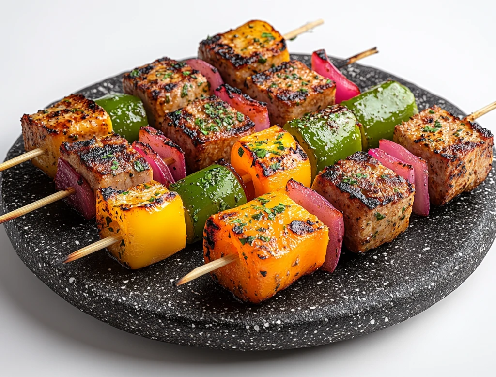 彩椒肉串