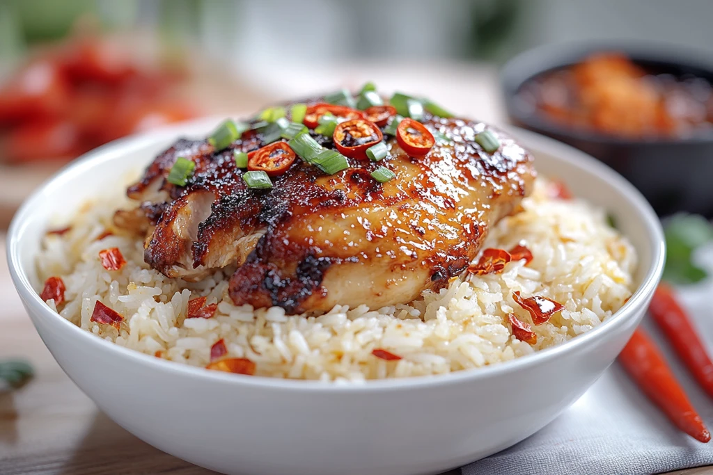 鸡丝炒饭与调料