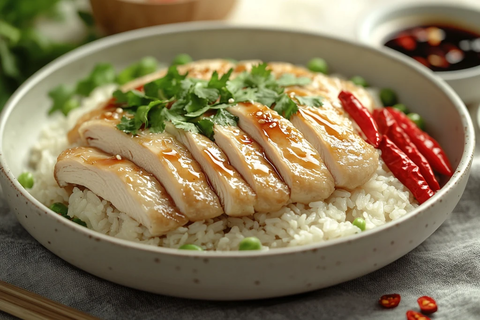 鸡丝炒饭与调料