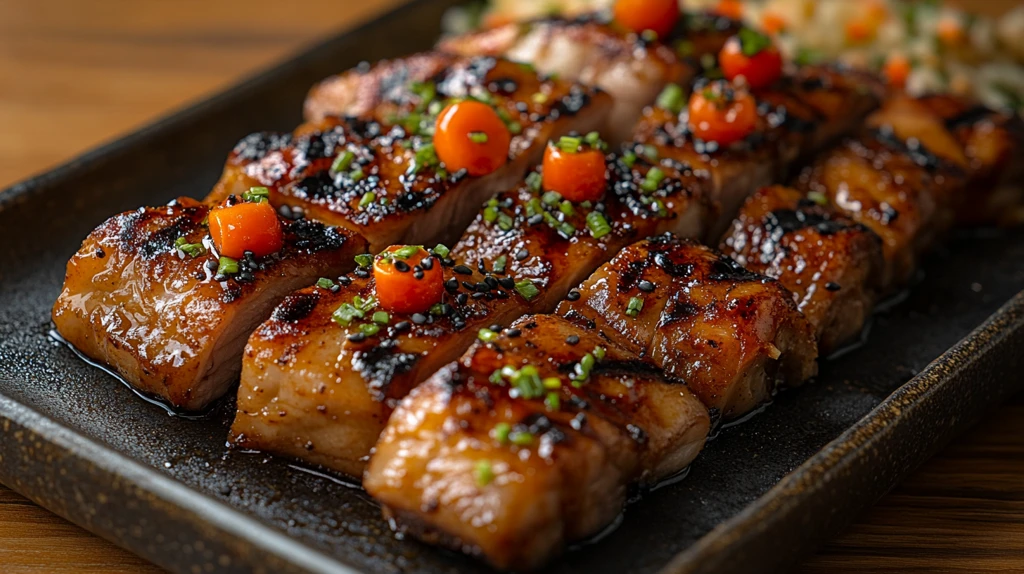 香辣酱烤鸭肉块