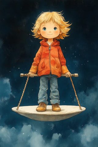 男孩天平上的冒险