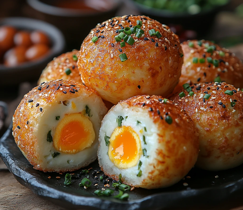 蛋球奶酪夹心蛋包