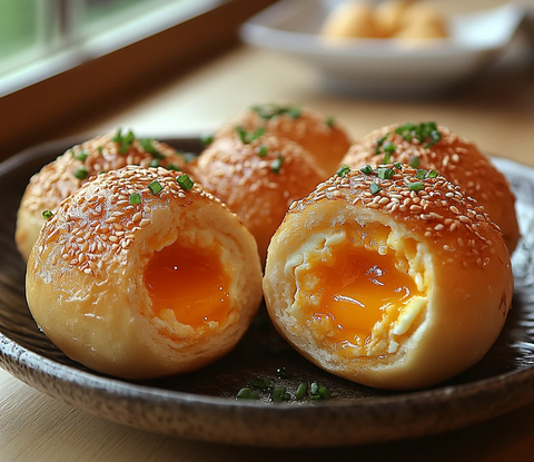 蛋球奶酪夹心蛋包