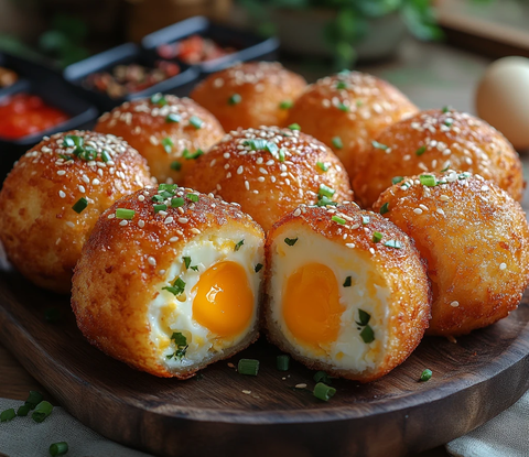 蛋球奶酪夹心蛋包