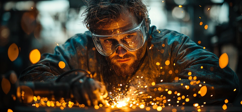 焊接操作防护中