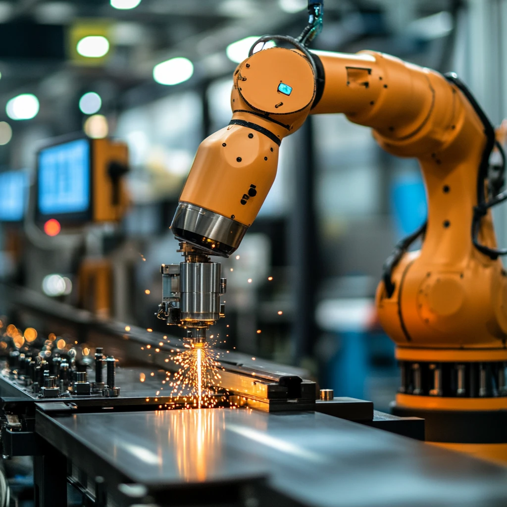 机器人使用抛光机