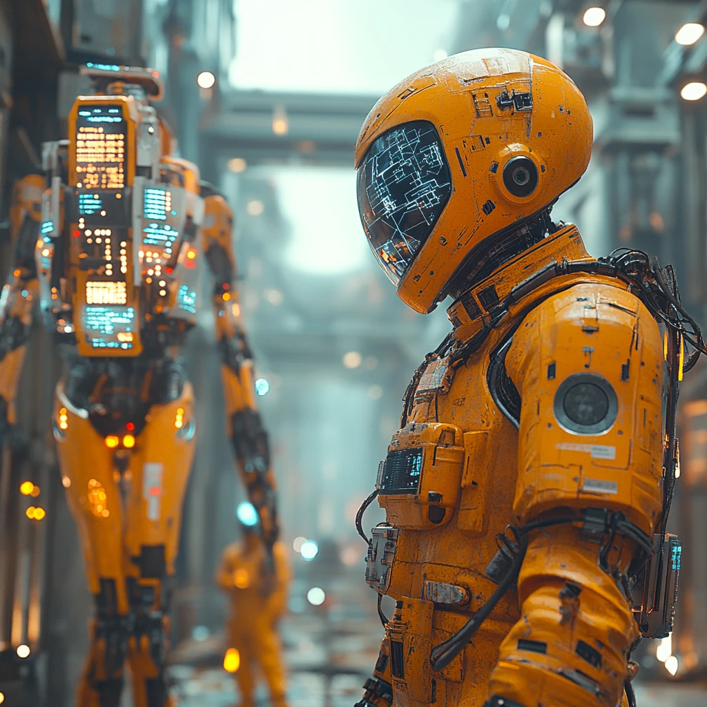 人机协作建筑现场