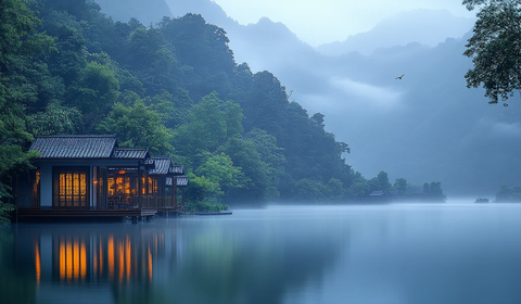 湖山烟雨梦