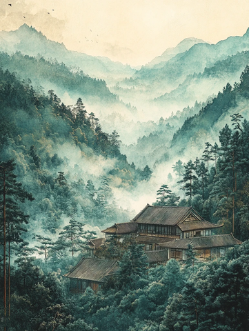 云南民族森林版画