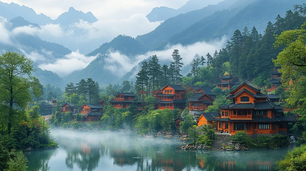 少数民族古城镇