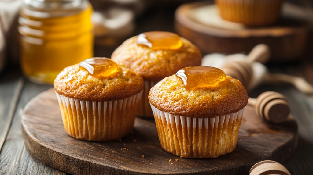 网红食品蜂蜜小蛋糕