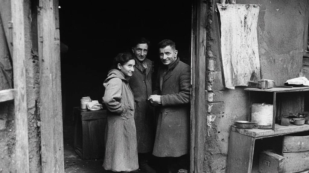 即将处死的犹太人家庭