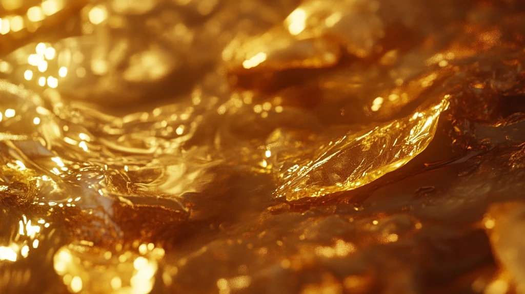 金色水面金色波涛