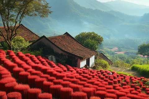 香火缭绕的香田