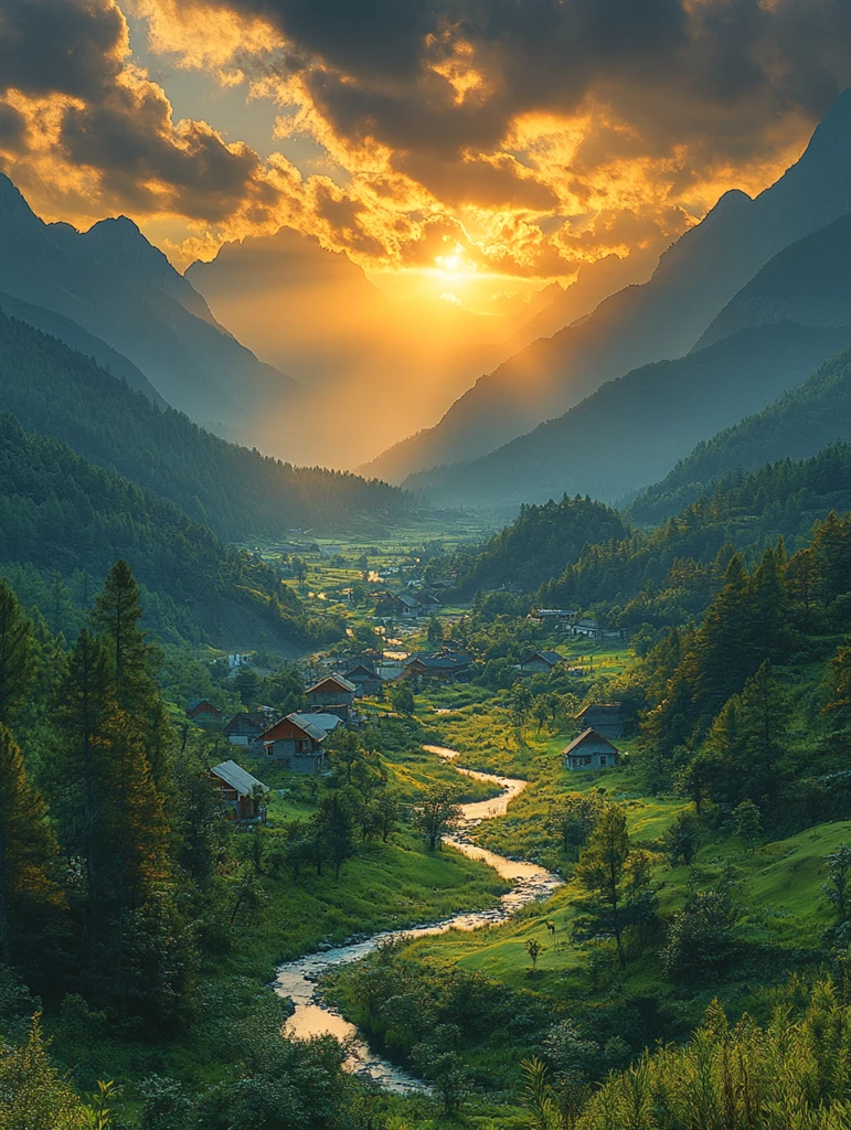 金色裂缝黑云山