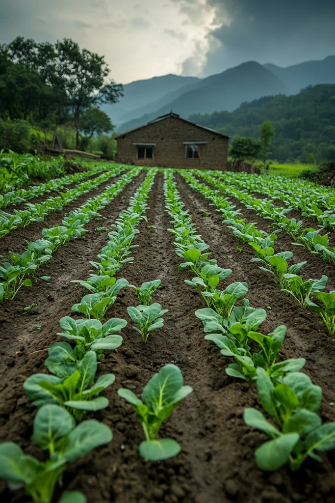 蔬菜苗圃全景图