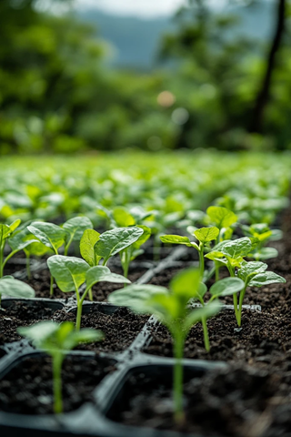 蔬菜苗圃全景图