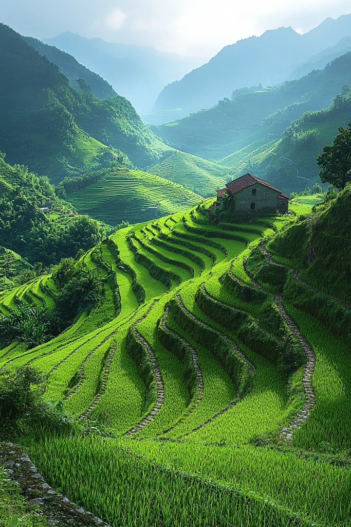 绿意梯田
