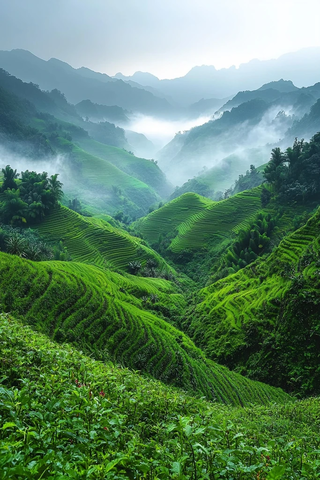 绿意梯田