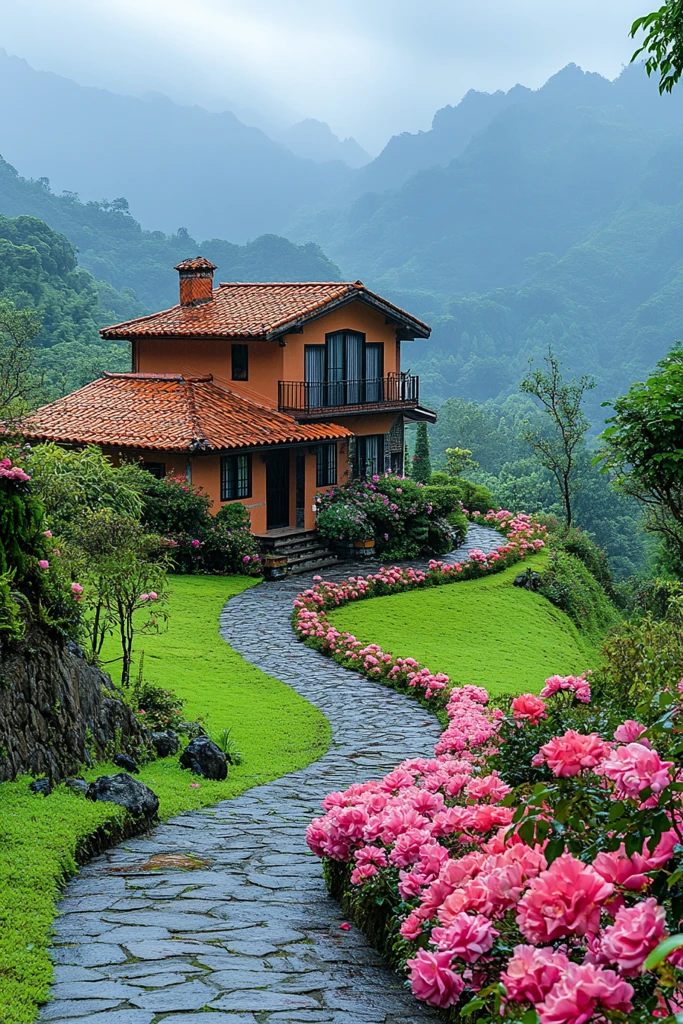 山间别墅玫瑰路