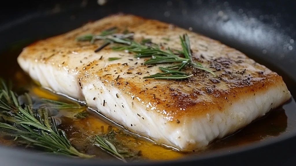 迷迭香烤银鳕鱼