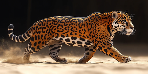 美洲豹悠然行走