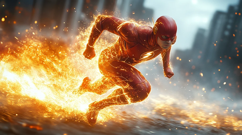 闪电侠奔跑瞬间