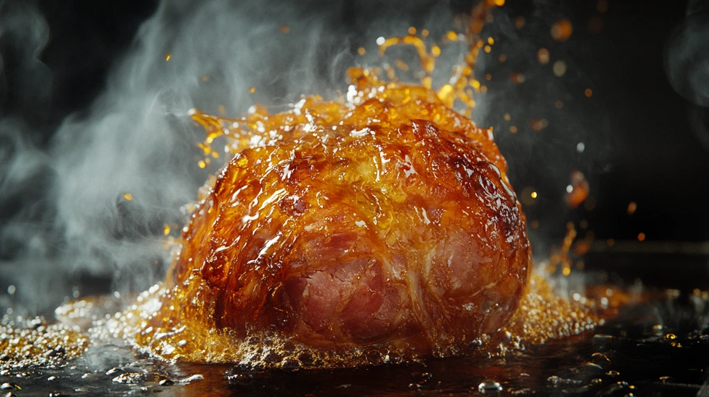 深底上的烤熟红瑶蜜薯