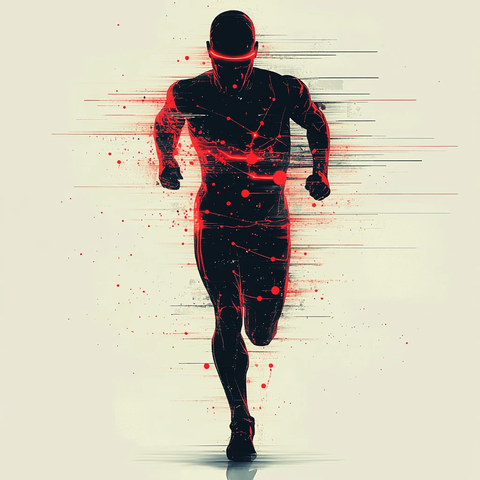 科技跑者速度线