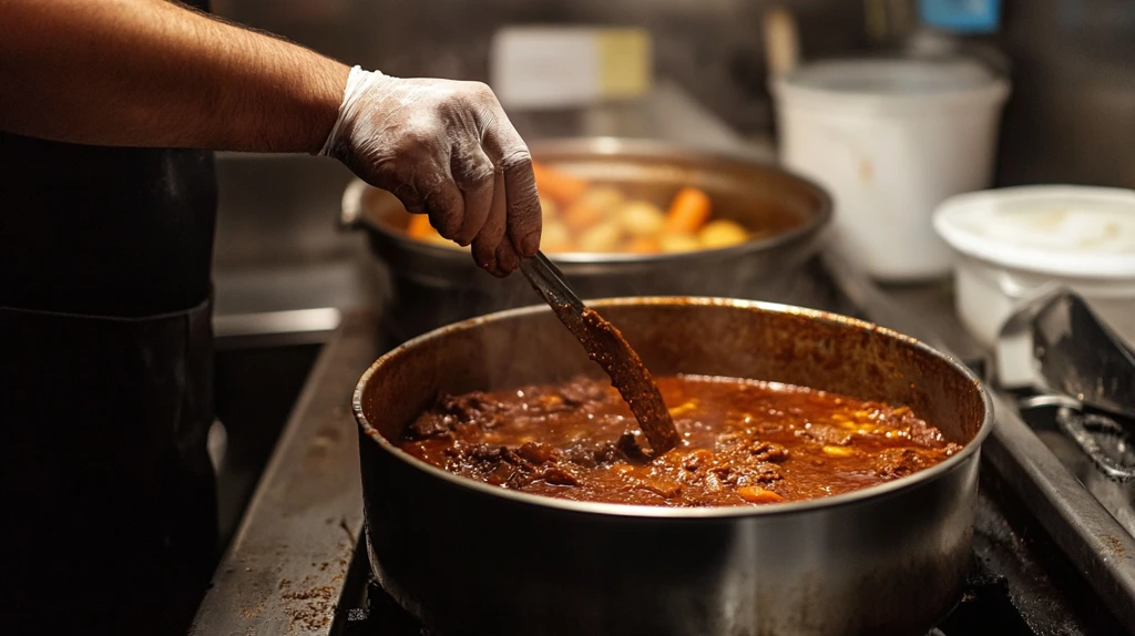 卤汤熬制