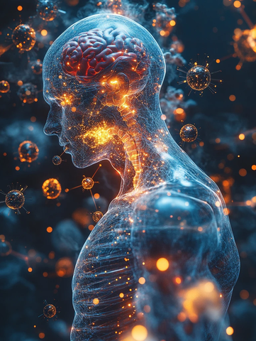 人体炎症示意图