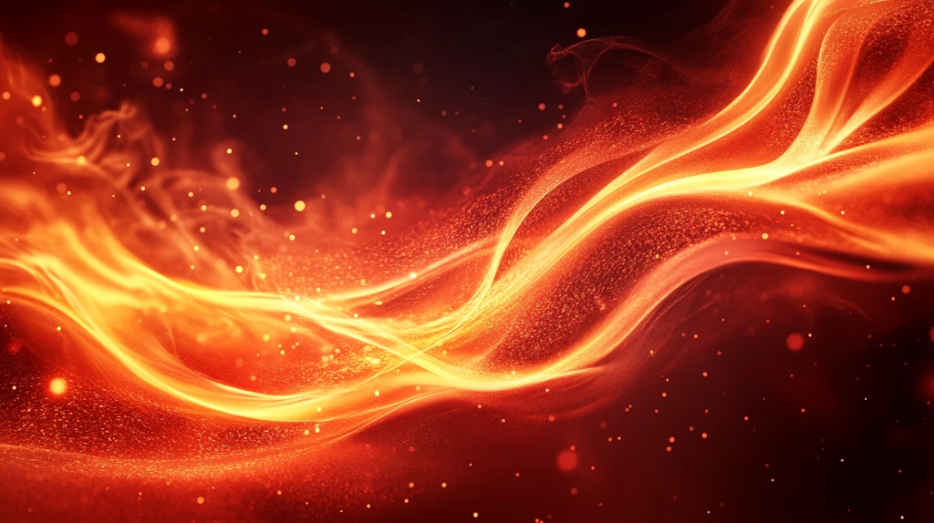 火焰飘带唯美波浪线