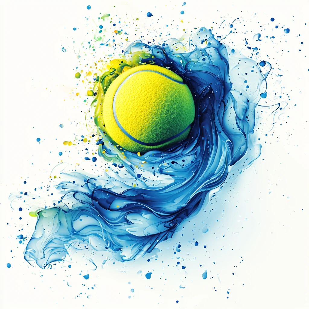 网球和球场线形