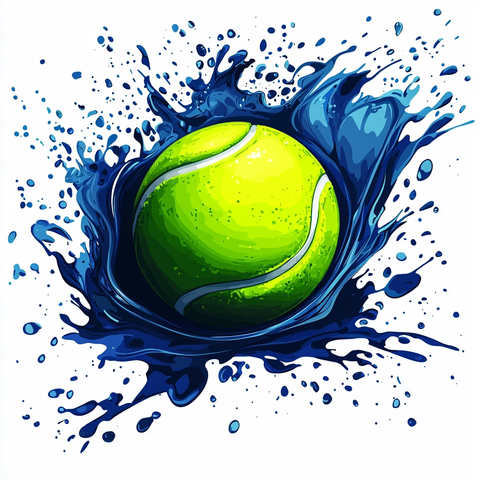 网球和球场线形