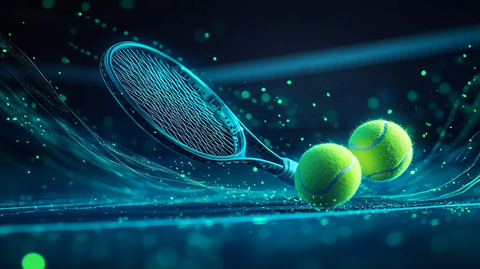 网球悬浮场景