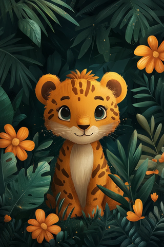 动物乐园生日邀请