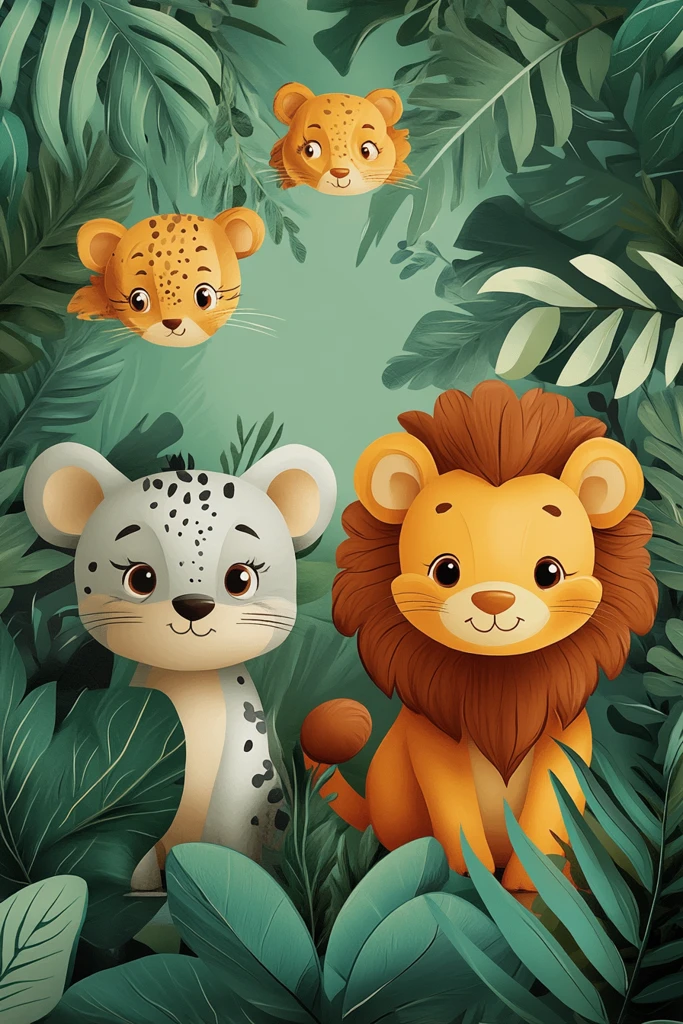 动物乐园生日邀请