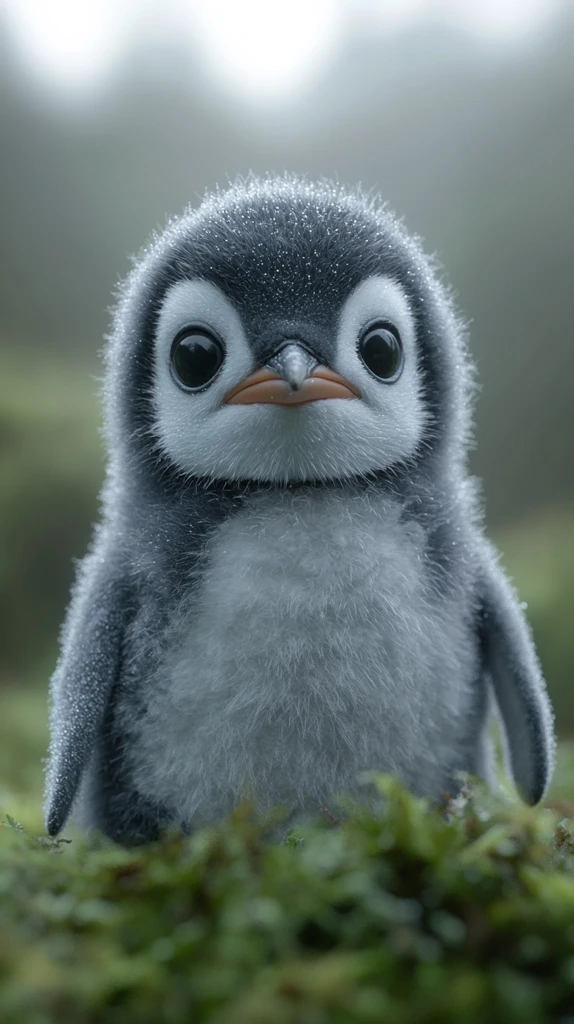 圆滚滚的宝宝企鹅