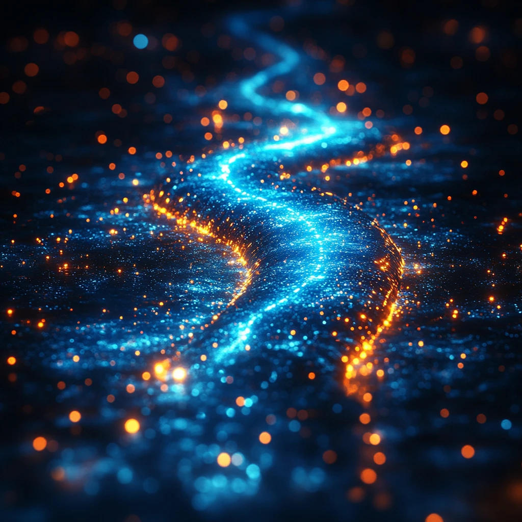 电蓝路径与光箭