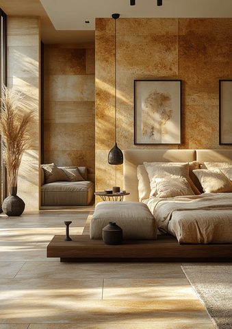 木纹墙面灰色地板