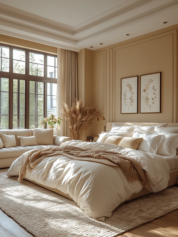 明亮阳光卧室布置