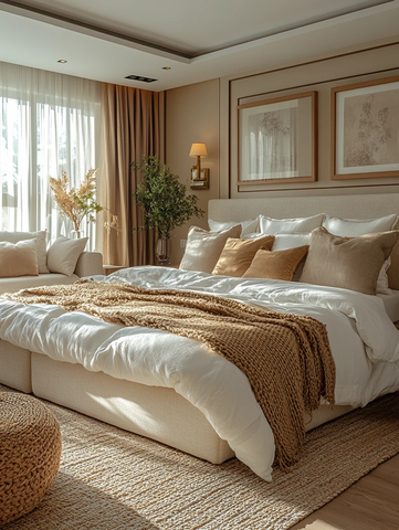 明亮阳光卧室布置