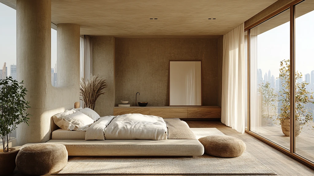 木石自然光卧室