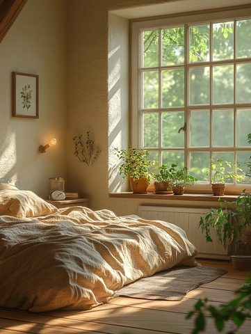 床与床头柜场景