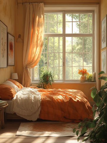 床与床头柜场景