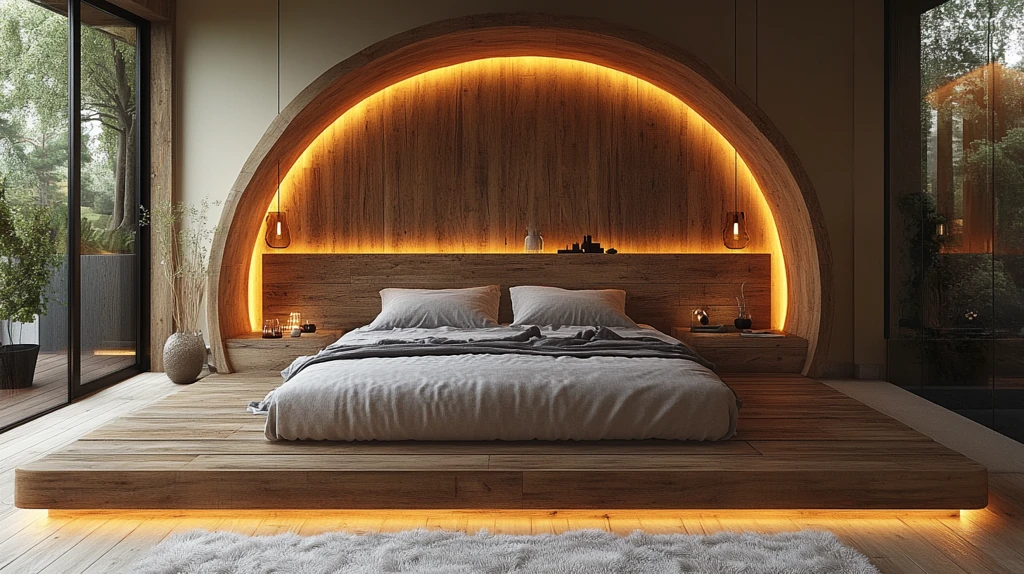 木床软光拱形头