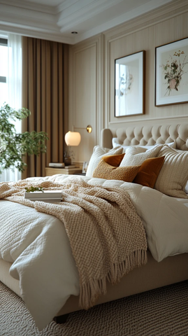 优雅卧室整洁布置