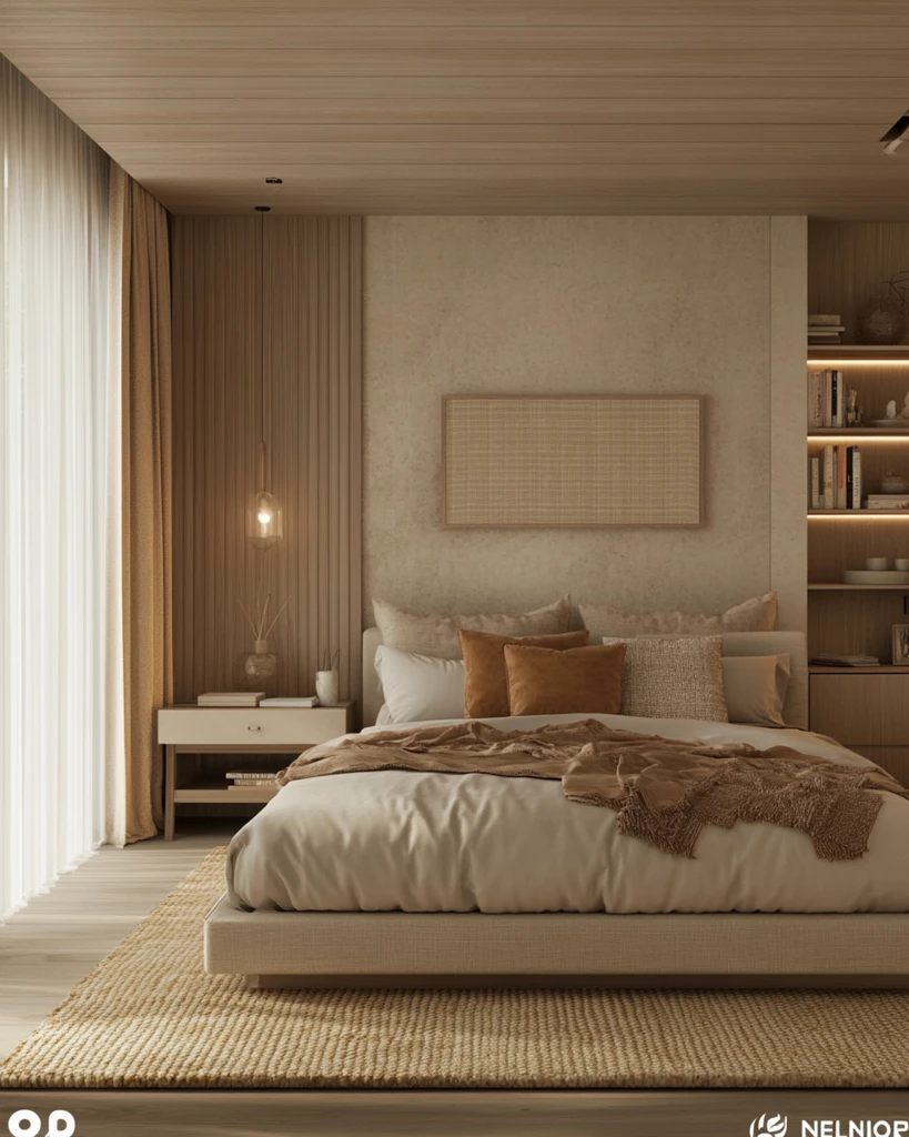 儿童房床桌墙面装饰